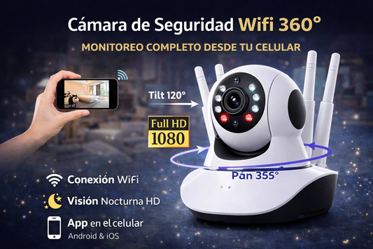 Cámara de seguridad 360